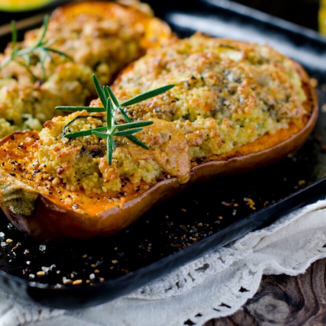 Gefüllter Butternut-Kürbis mit Hackfleisch | Klarstein