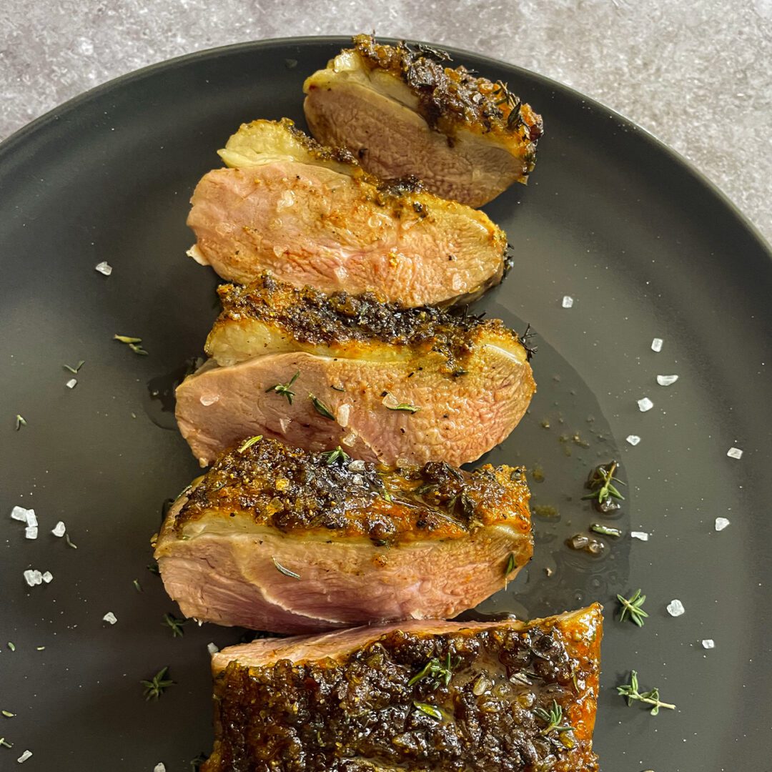Ente aus der Heißluftfritteuse Klarstein