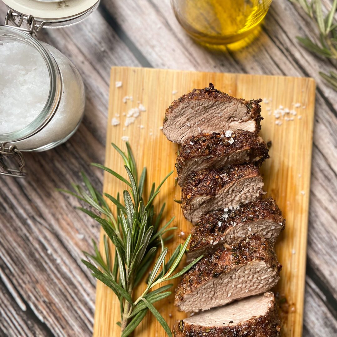 Schweinefilet aus der Heißluftfritteuse Klarstein